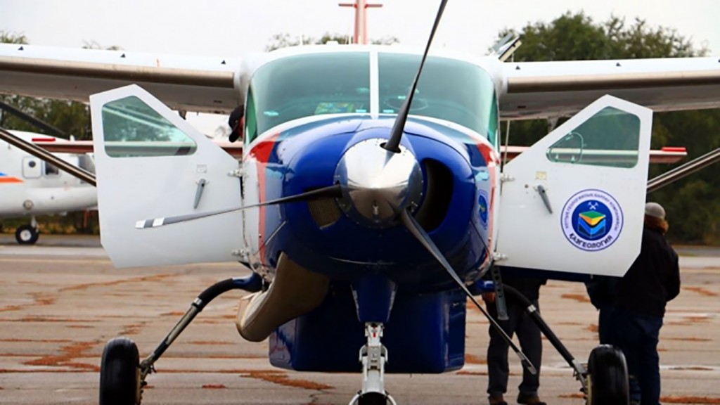 KazGeotech Caravan On the Tarmac in Kazakhstan