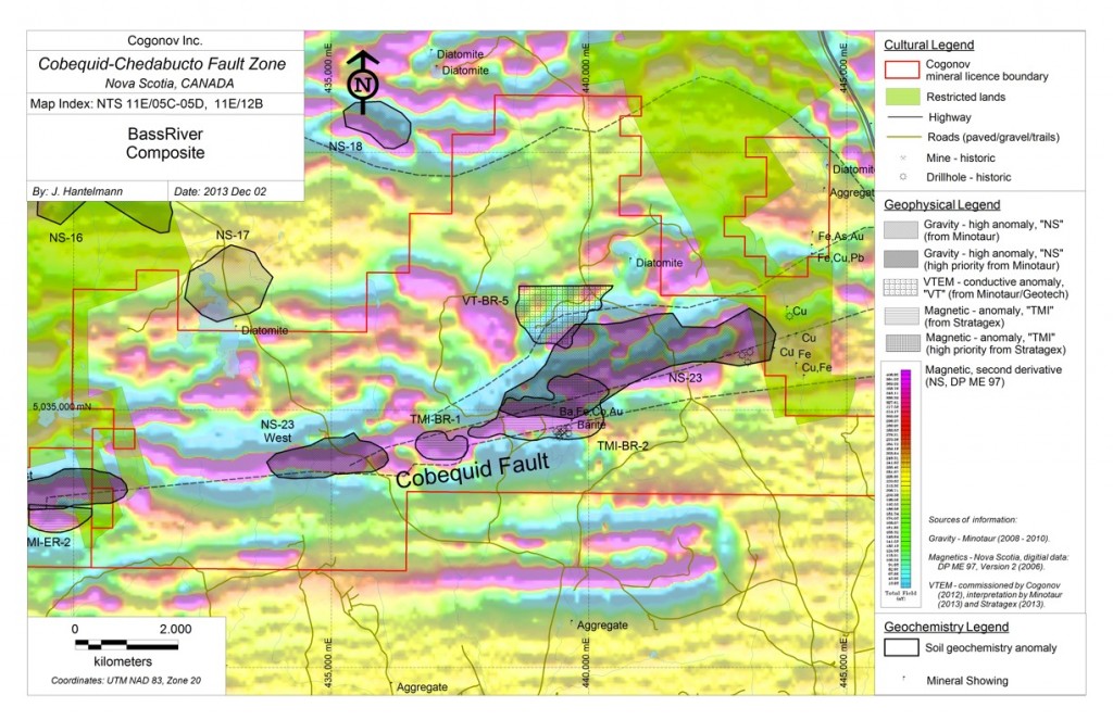 Chilean Metals Inc - Cogonov Inc - Cobequid - Bass River Composite