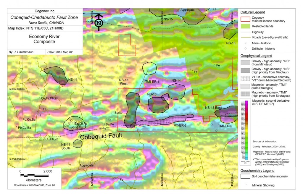 Chilean Metals Inc - Cogonov Inc - Cobequid - Economy River Composite