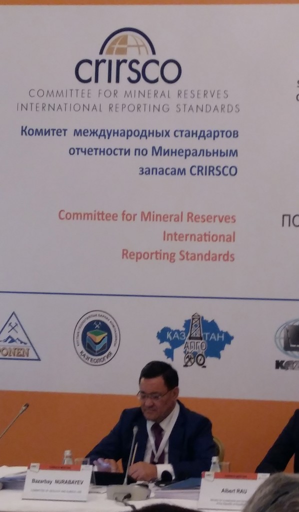 Kazakhstan is a member of CRIRSCO - edit