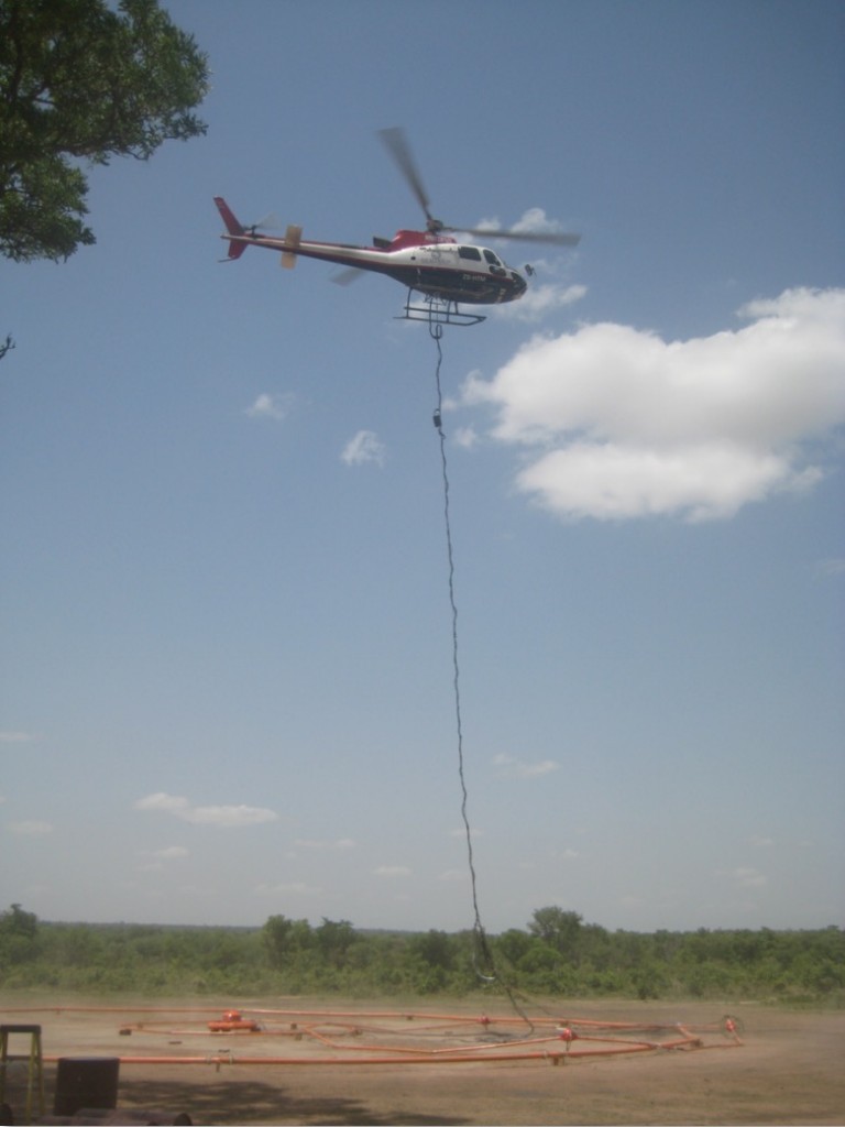 Geotech helicopter